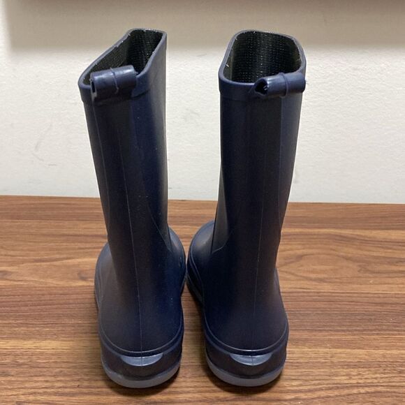 NWOT Cat & Jack Andy Slip On Rain-boots in Navy Blue. Size 13. - Picture 4 of 7